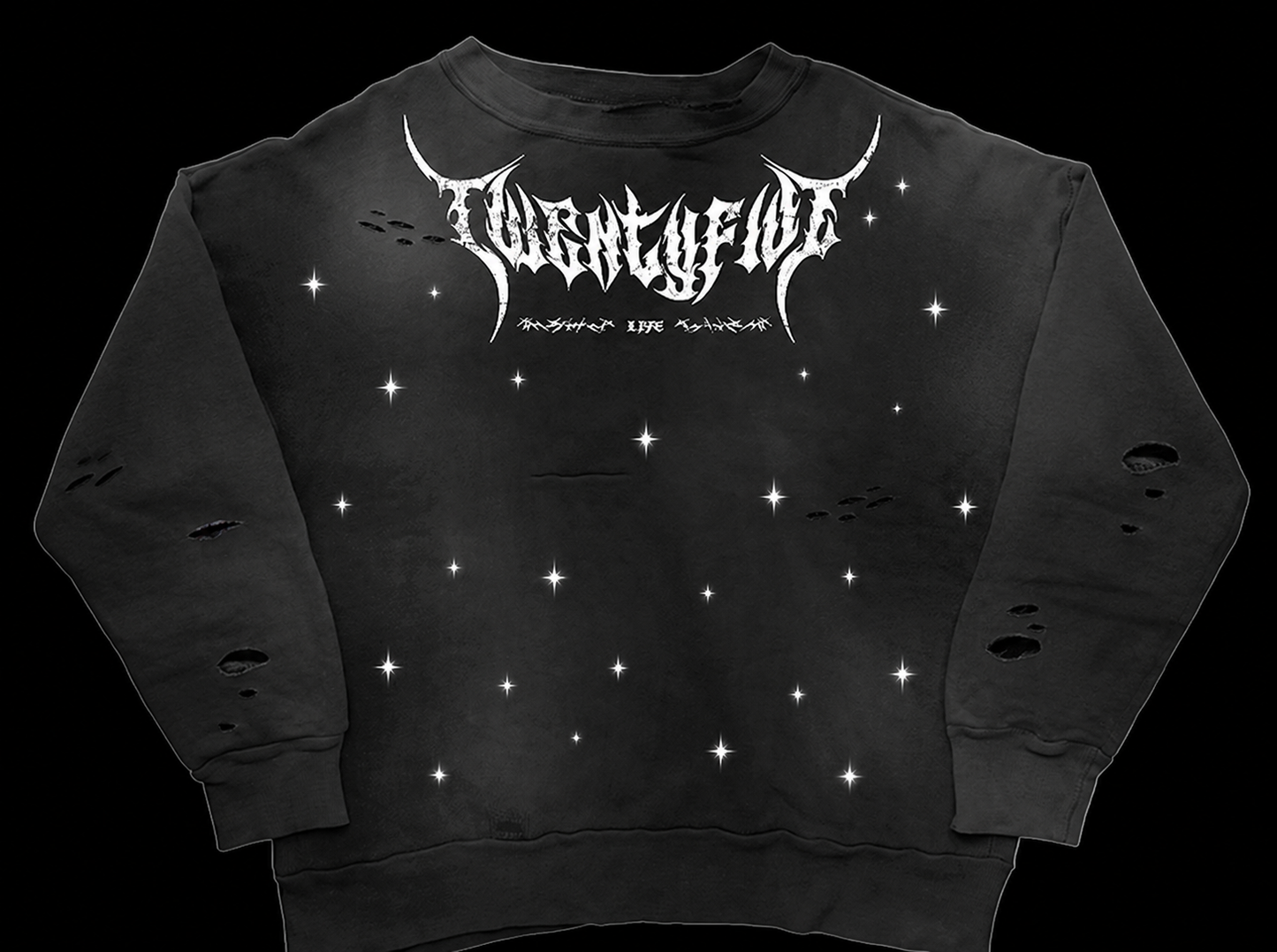 "ROOTED" LONG SLEEVE SHIRT [BLACK]